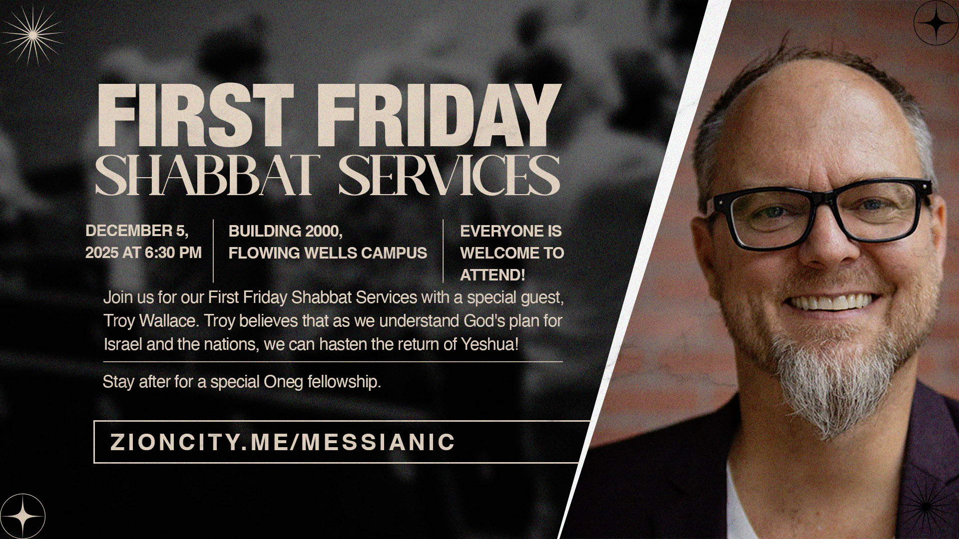 First Friday Shabbat Services